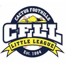 Cactus Foothills Little League logo