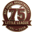 Bay Shore Brightwaters Little League logo
